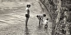 Escena en la playa