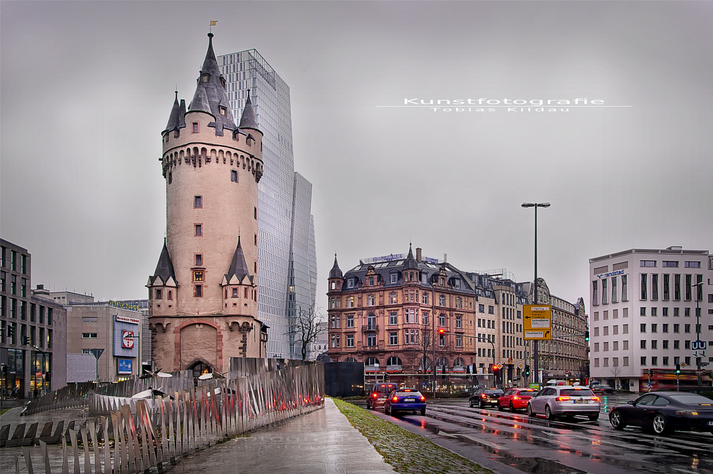 Escheinheimer Turm in Frankfurt.