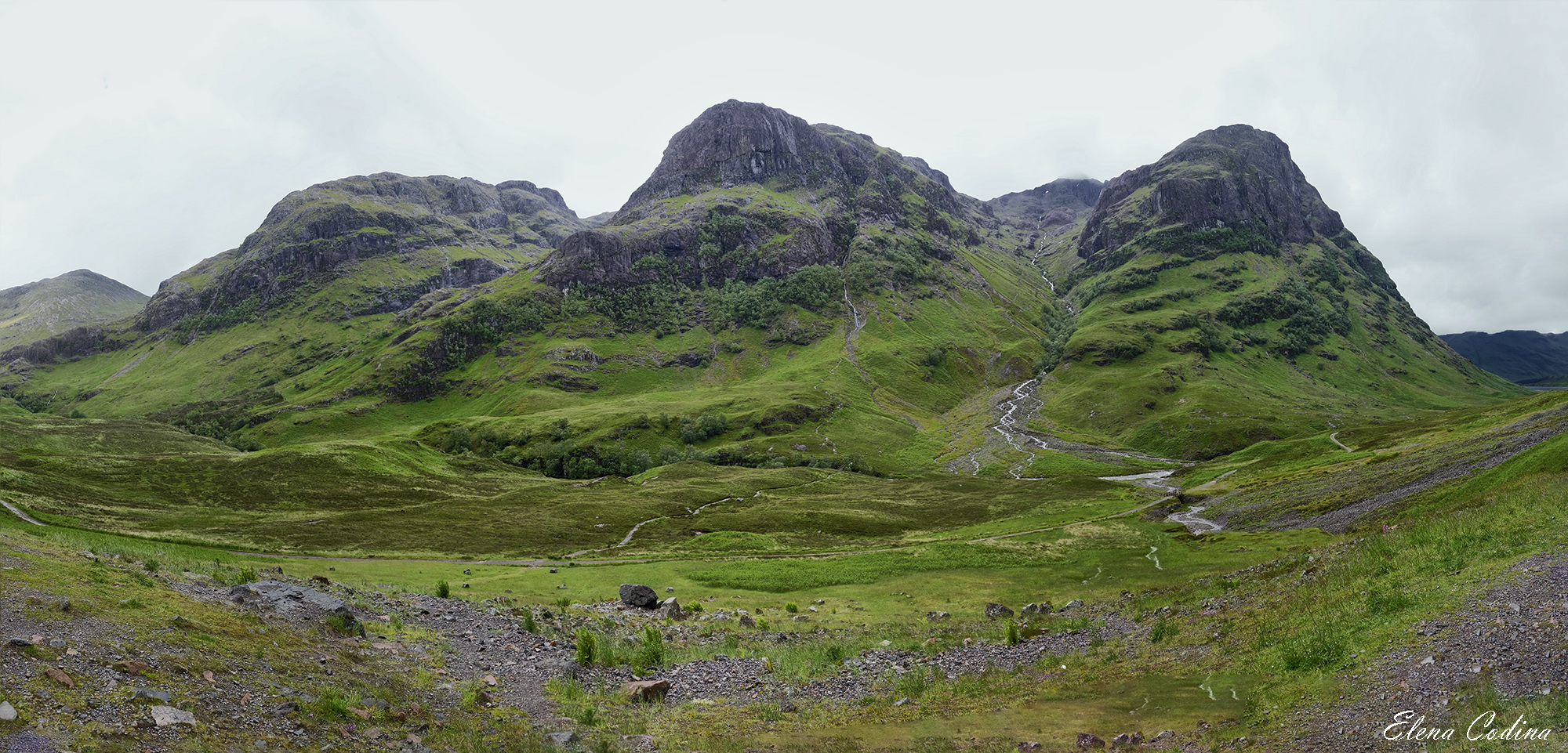 Escocia, un pais de sol y lluvia que hace que las montañas lloren