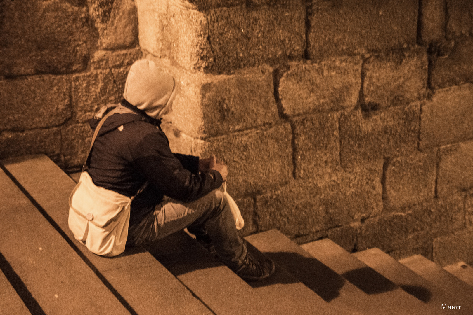 Escuchando gospel, en una fria noche compostelana