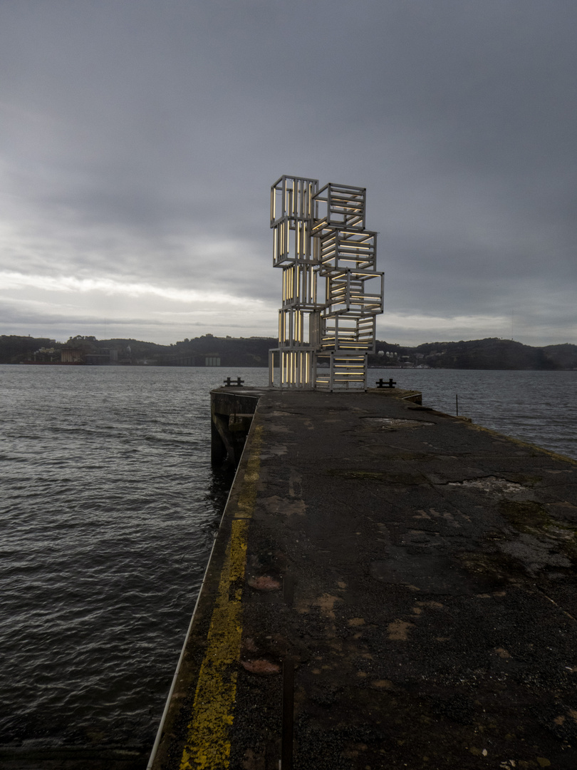 Escultura a l'estuari del Tejo