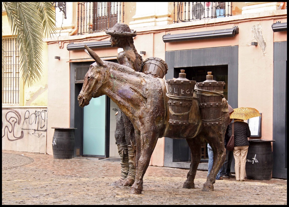 Escultura al transporte de la aceituna (Granada)