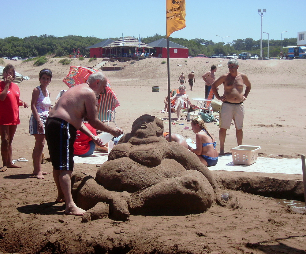 esculturas de arena