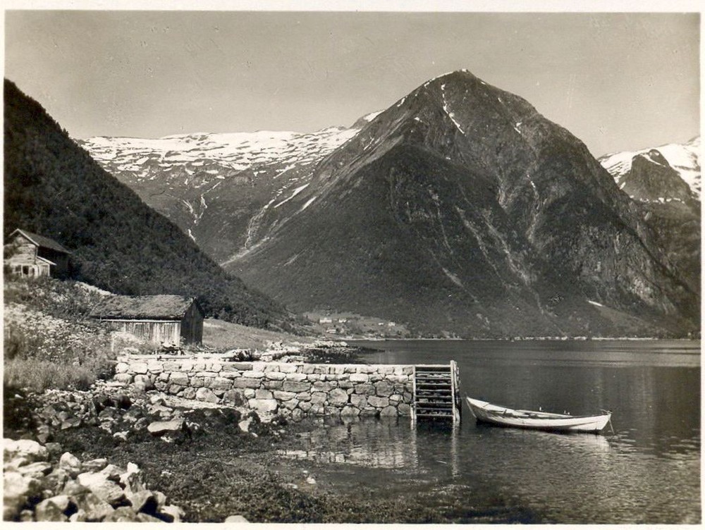 Esefjord,Balholm-Sogn.Foto von 1929