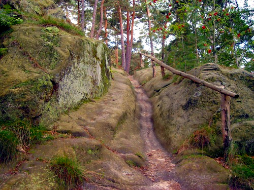 Eselpfad an der Regensteinmühle