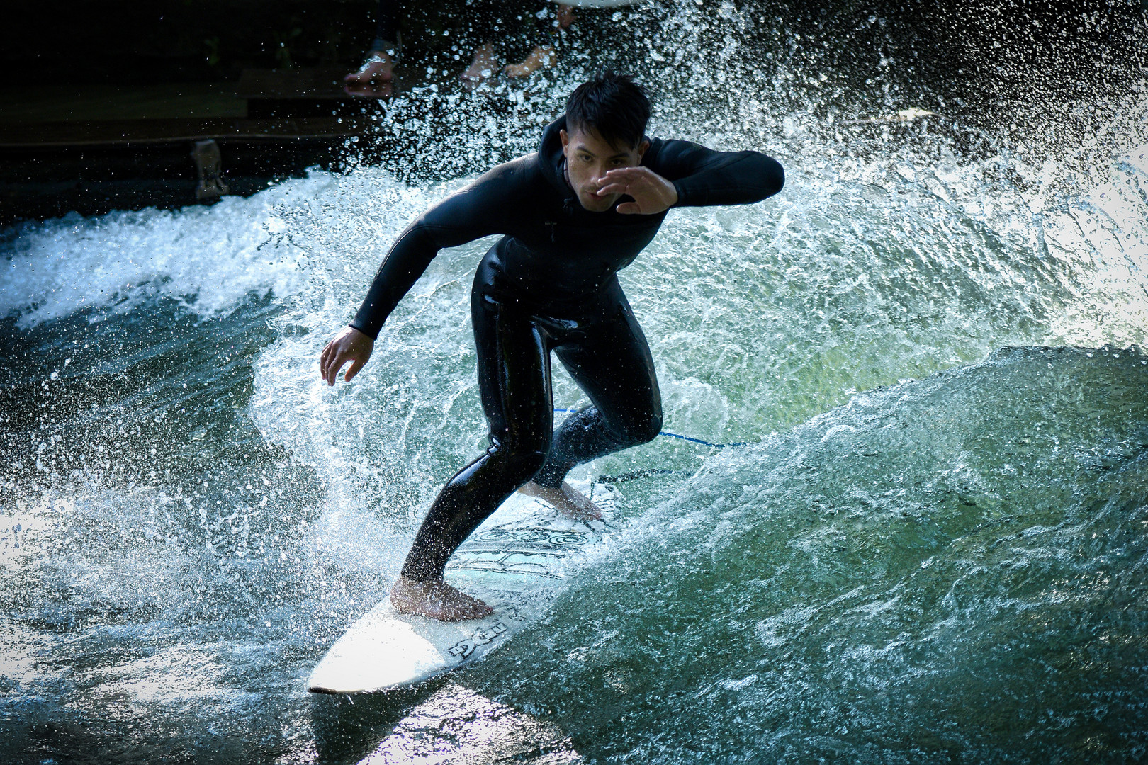 Eskalation am Eisbach . . . :-)