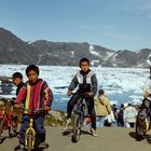 Eskimokinder in Grönland