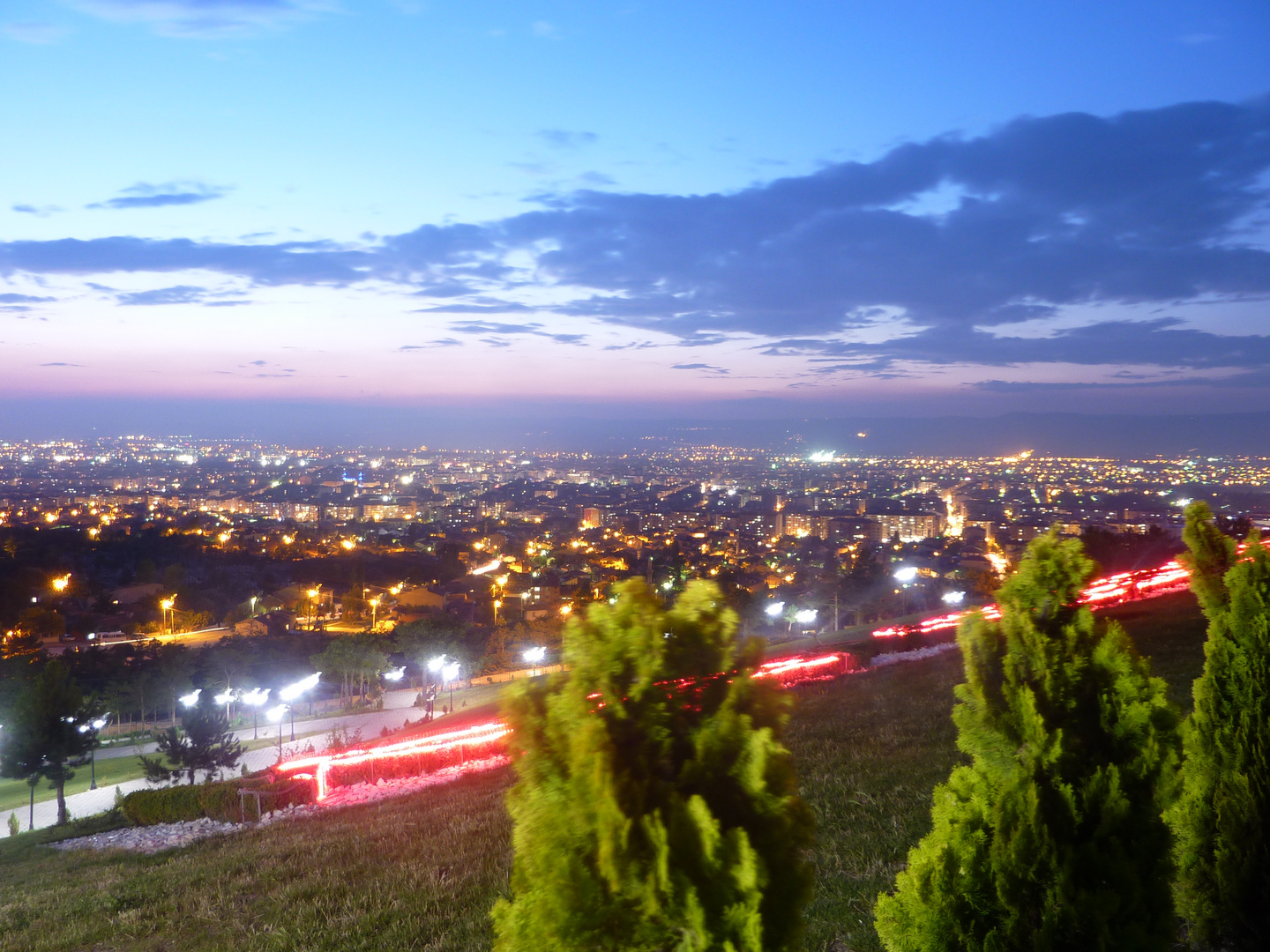 Eskisehir bei Nacht