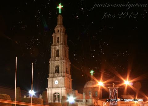 Espectaculo de pirotecnia en honor a san Julian obispo