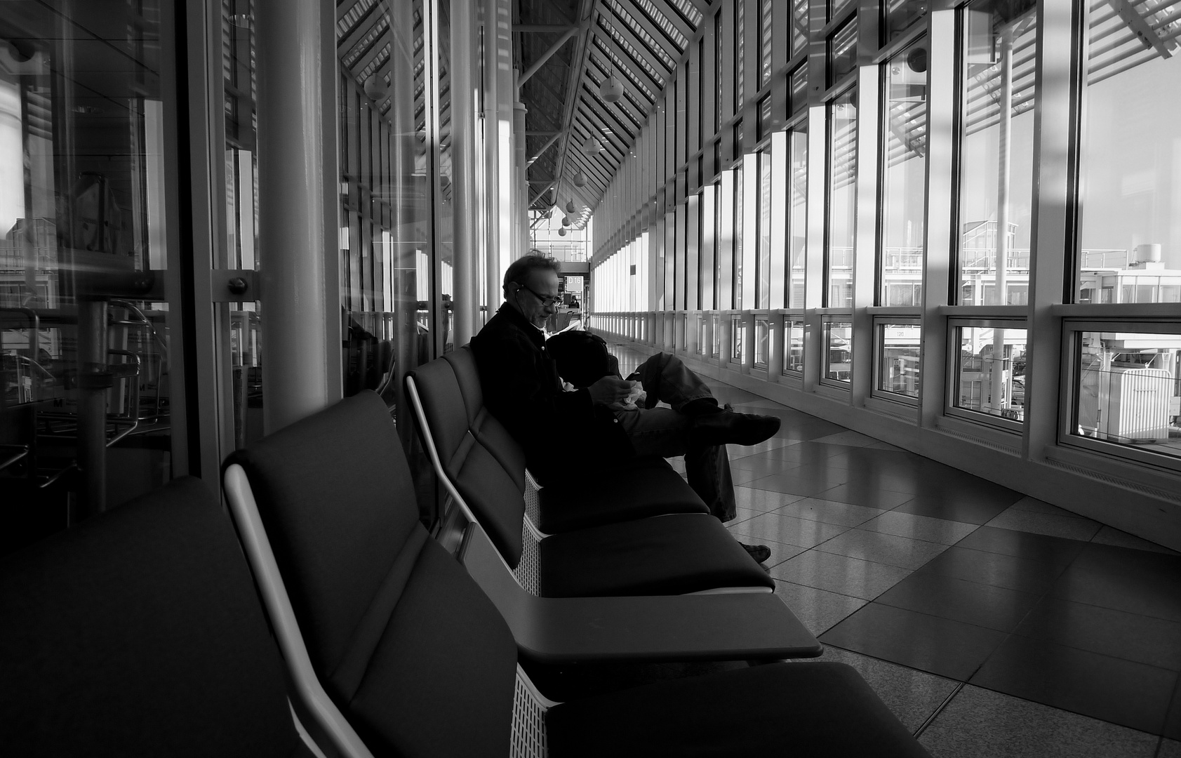 Esperando. Aeropuertos