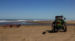 Esperando la barca de pesca