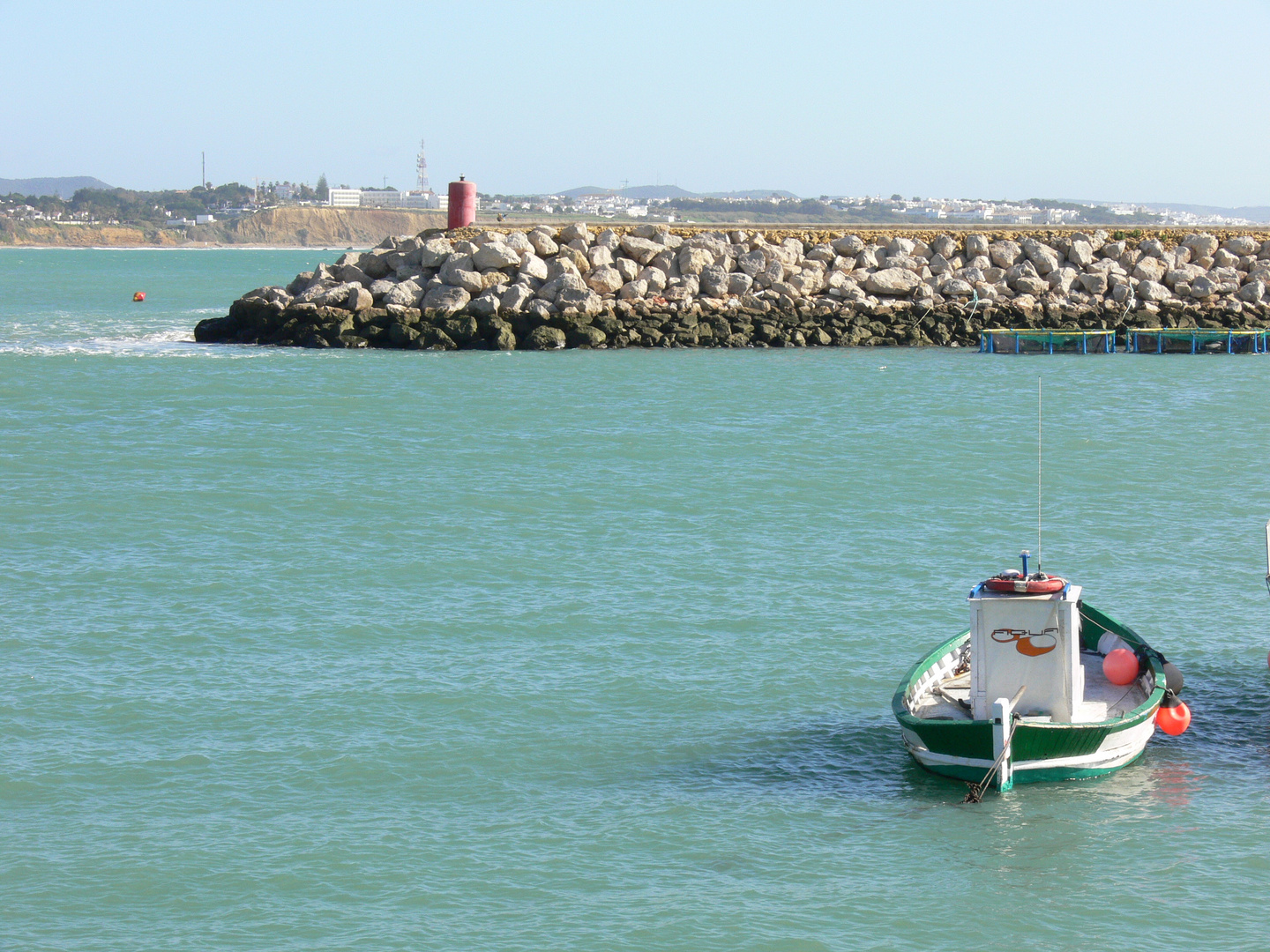 Espigón del puerto de Conil