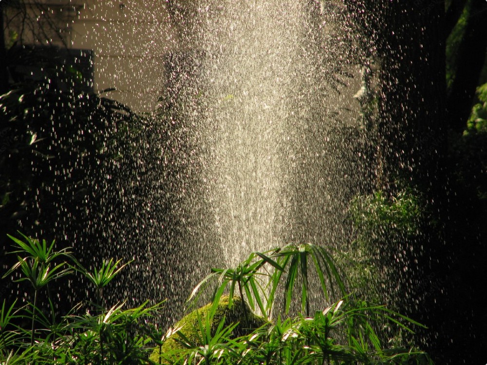 Esplosione d'acqua.