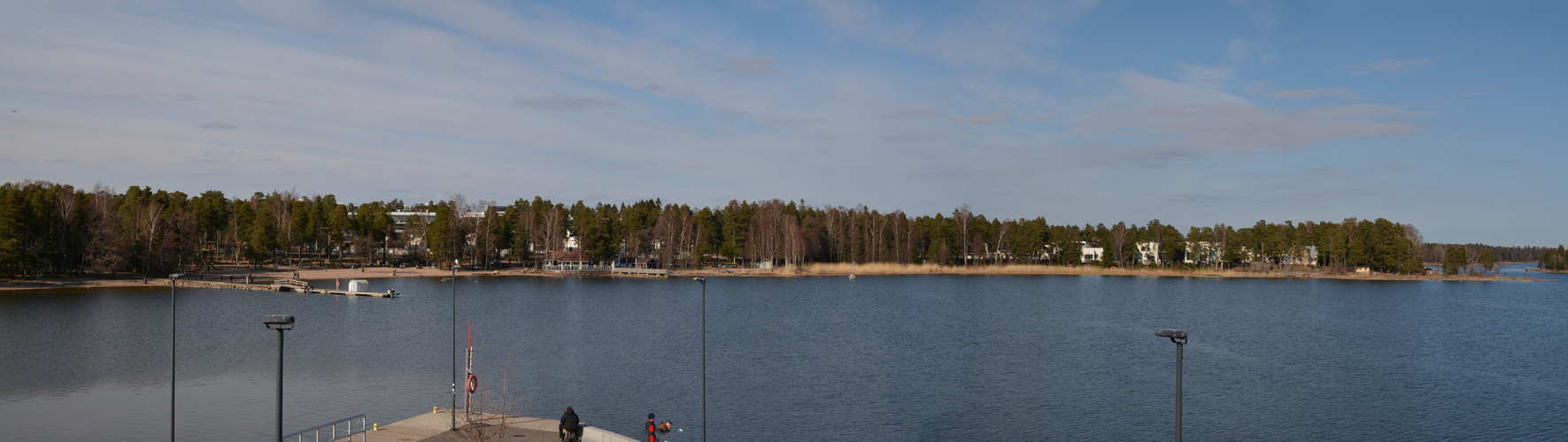 Espoo, Nuottaniemi, the swimming and restaurant area  