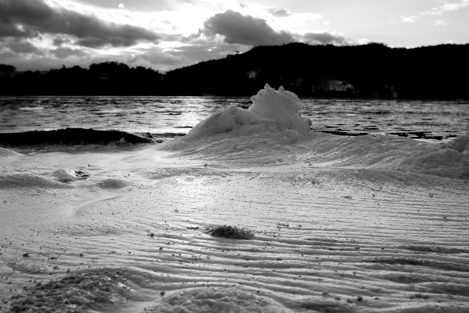 Espuma y agua.... Laguna de Canaima...