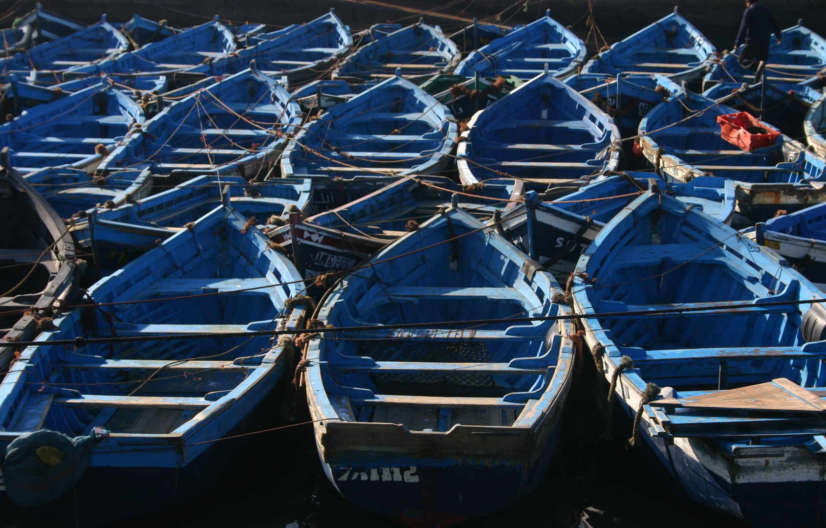 ESSAOUIRA les barques bleues