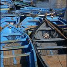 ESSAOUIRA LES BARQUES BLEUES PHOTO DE BASE