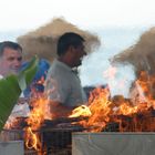 essen am strand