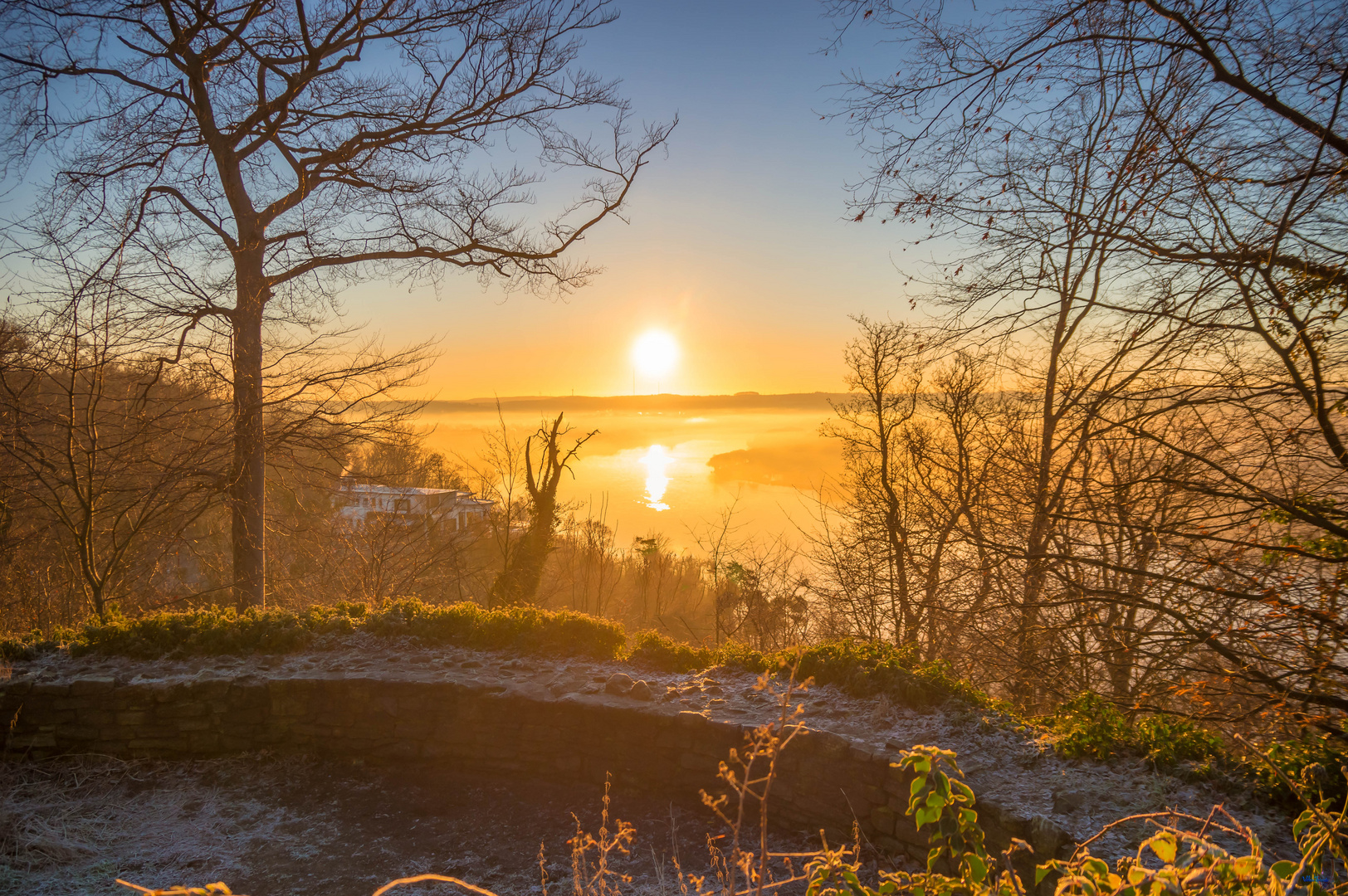 Essen Baldeneysee Sonnenaufgang 11012022