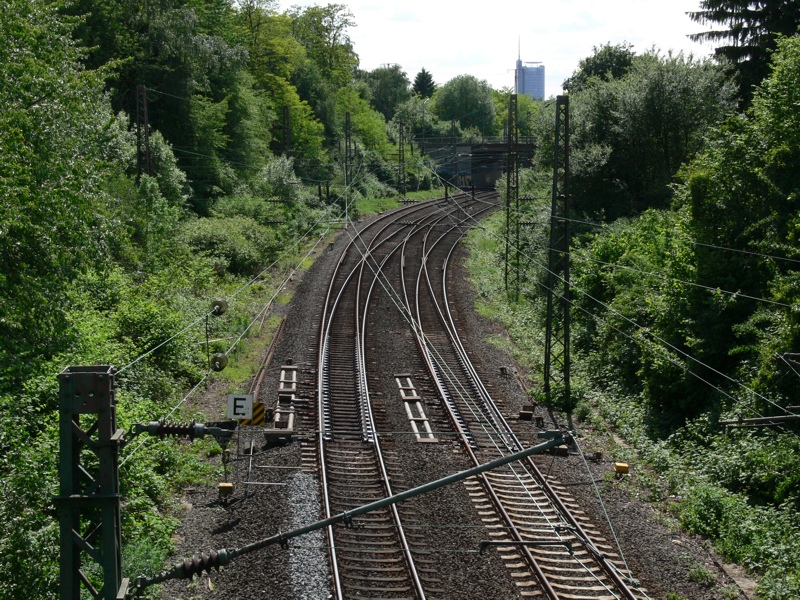 Essen Hbf, nordöstliche Einfahrt