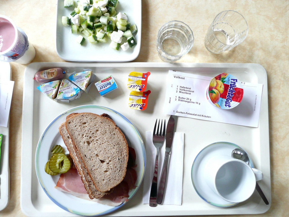 Essen im Krankenhaus