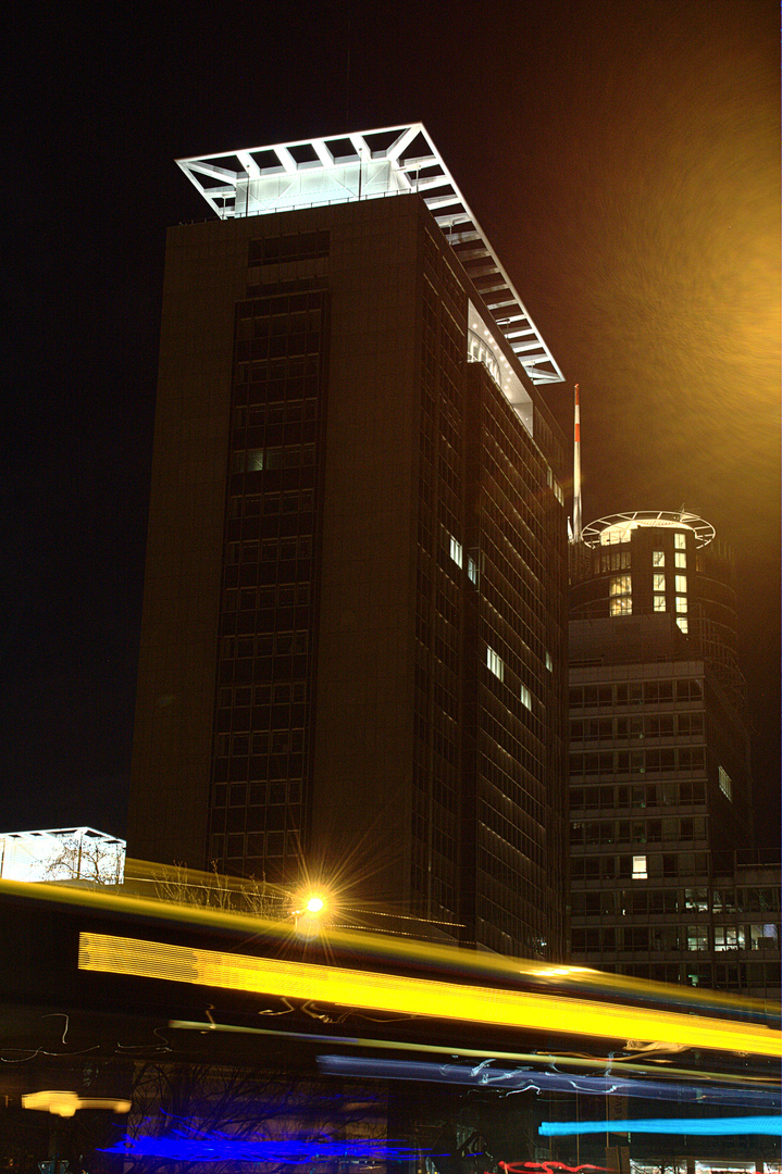 Essen Innenstadt bei Nacht