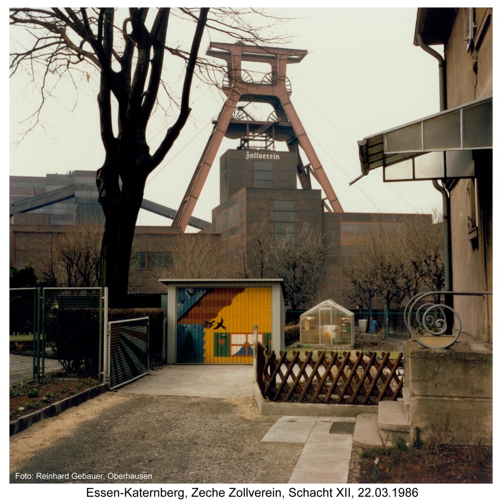 Essen-Katernberg, Zeche Zollverein, Schacht XII, 1986