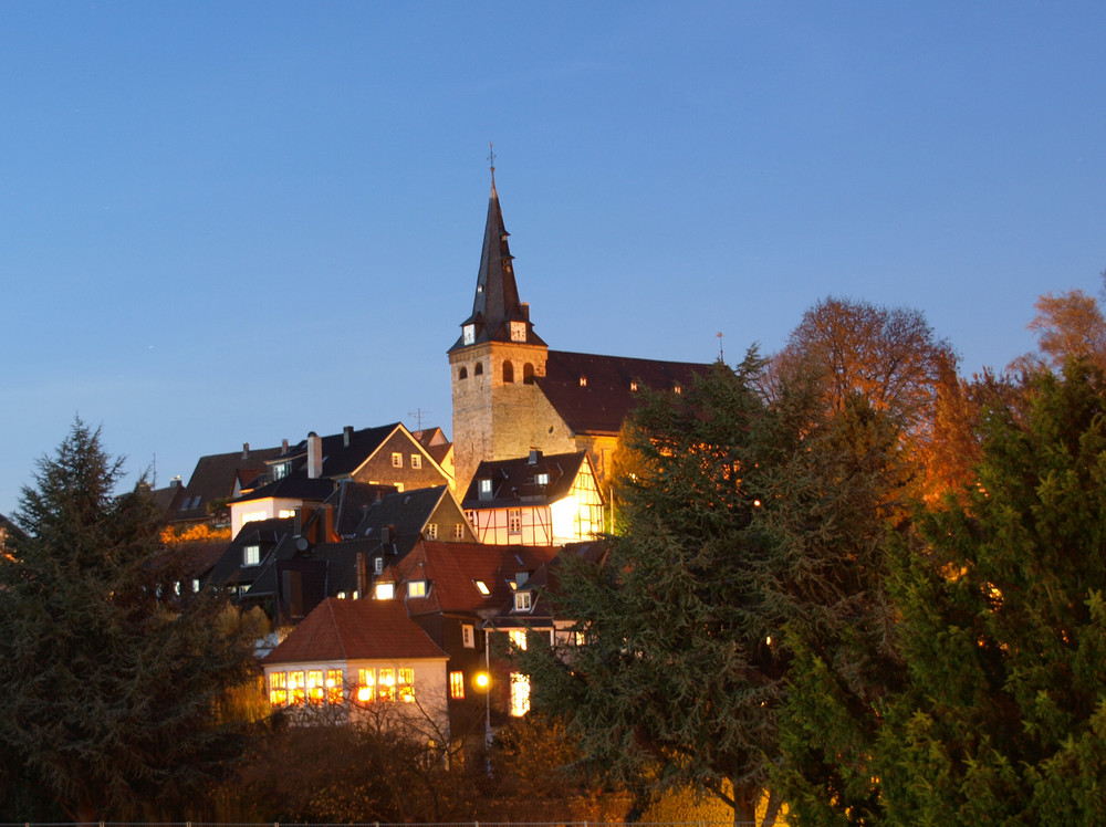 Essen-Kettwig am Abend