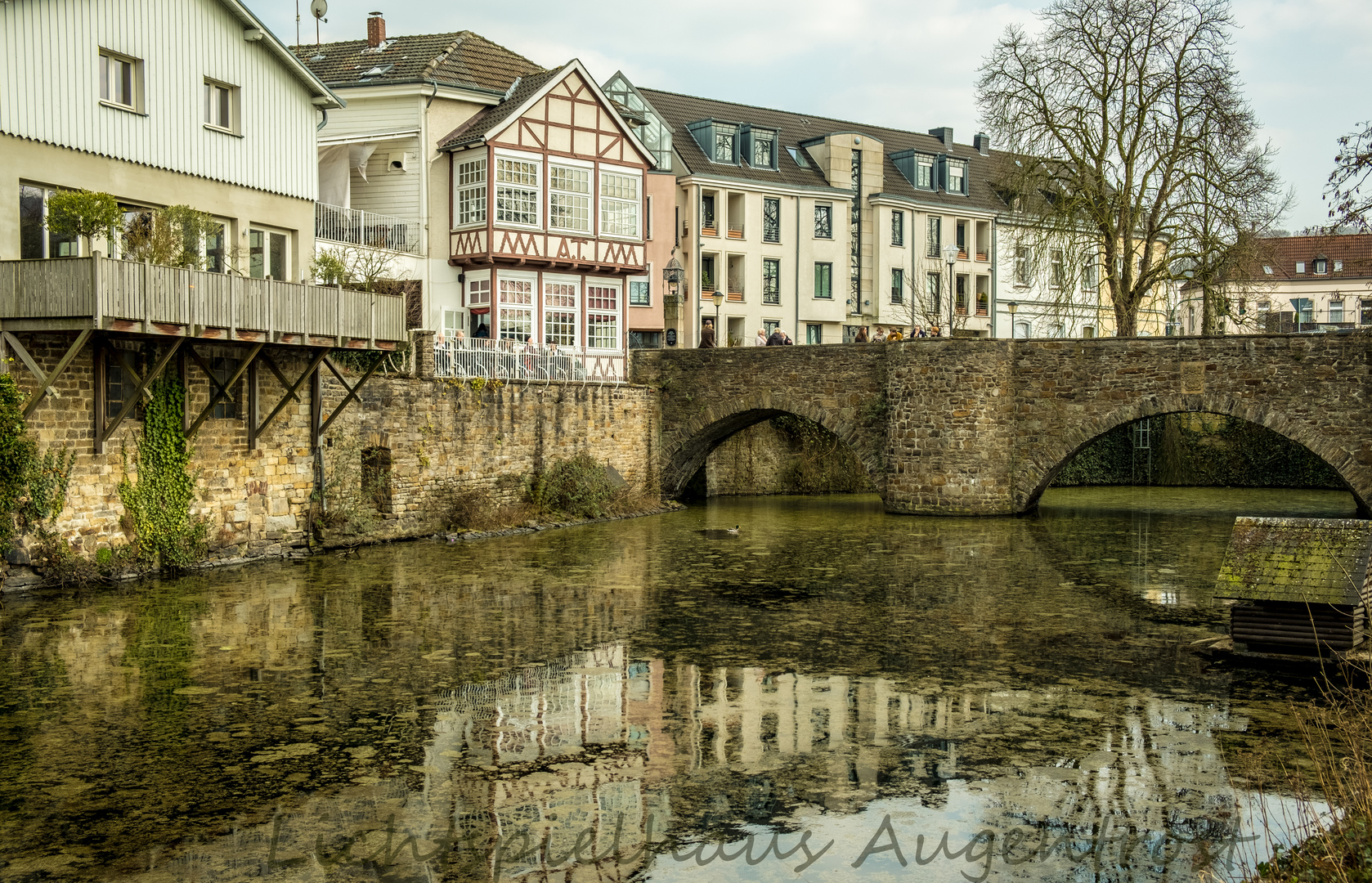 Essen Kettwig Am Brückenkaffee Foto & Bild wasser, fluss