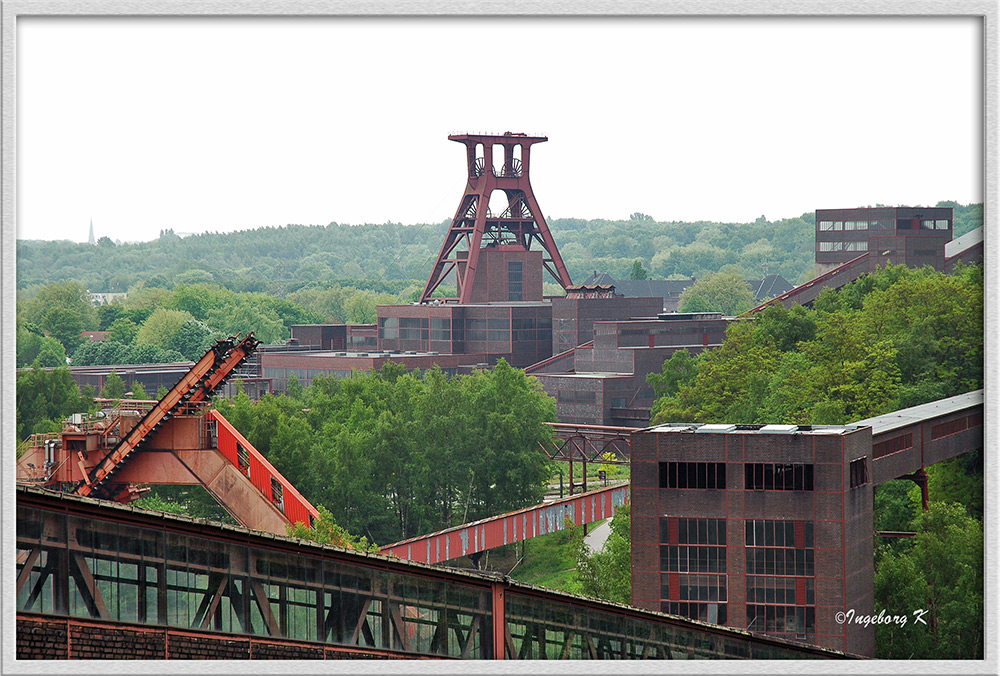 Essen - Kokerei Zollverein - mit Blick auf die Zeche Zollverein