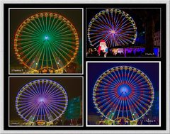 Essen - Lichterwoche 2013 - Riesenrad am Burgplatz