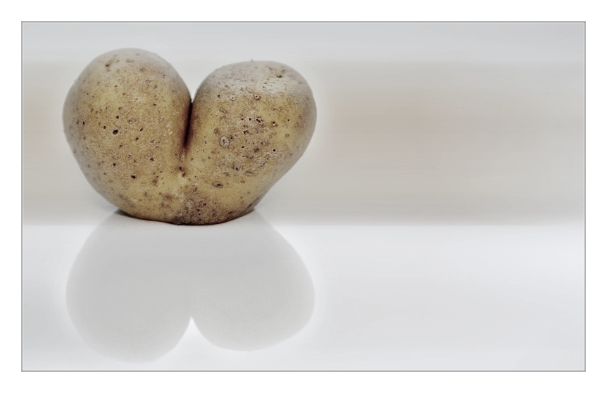 Essen mit Liebe-potato heart