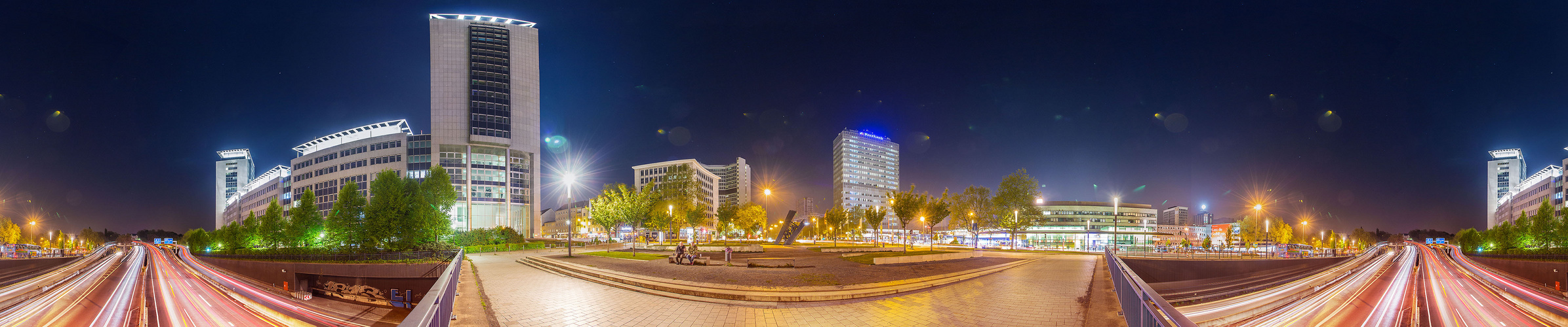 Essen @ Night Extrem-Panorama