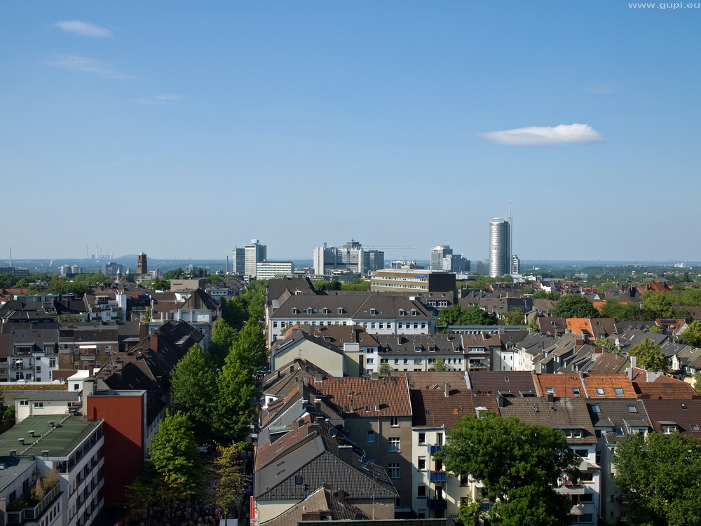 Essen-Rüttenscheid von oben