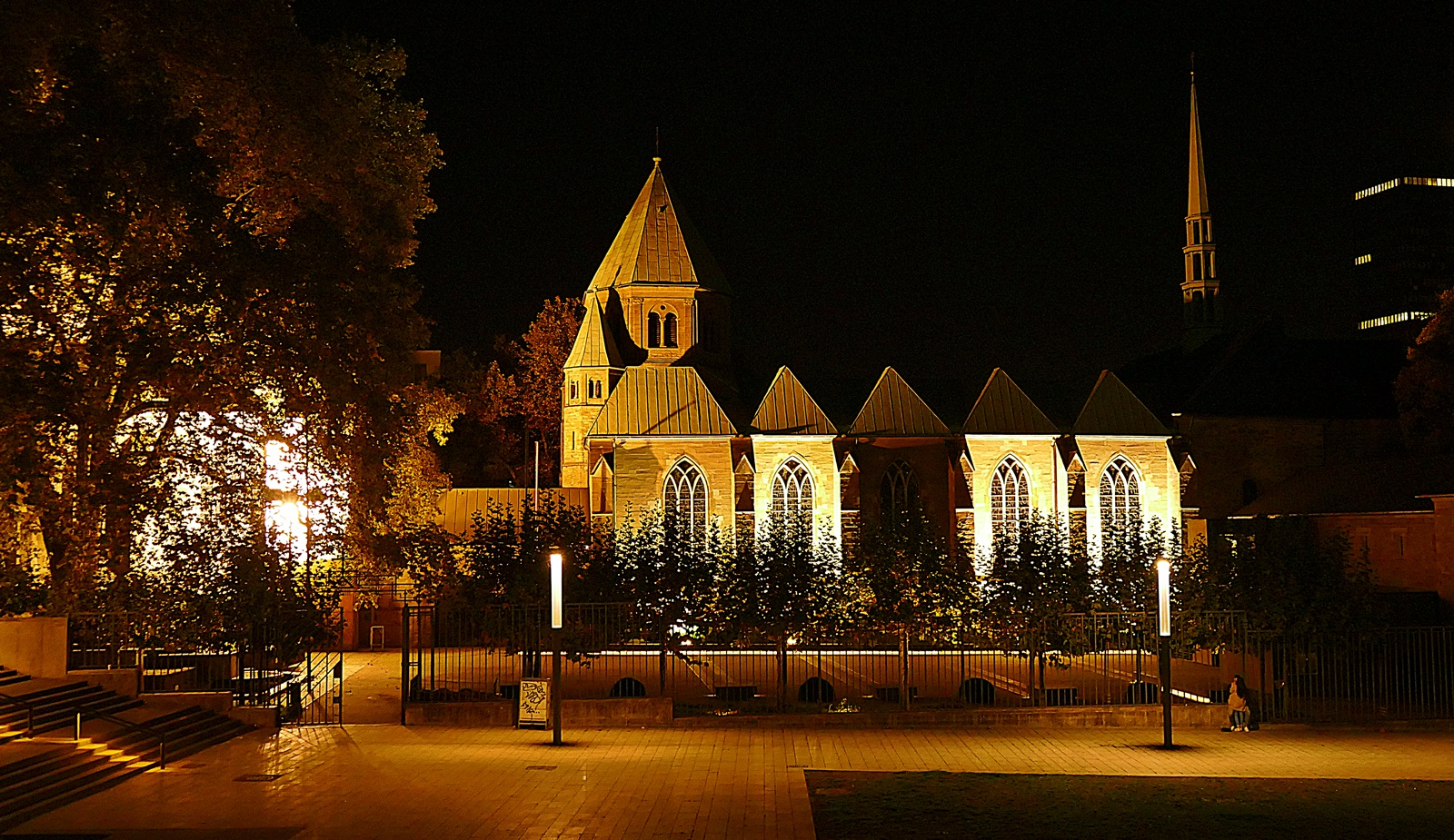 Essener Dom bei Nacht!