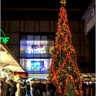 Essener Plastikweihnachtsbaum mit Urinaldurchgang