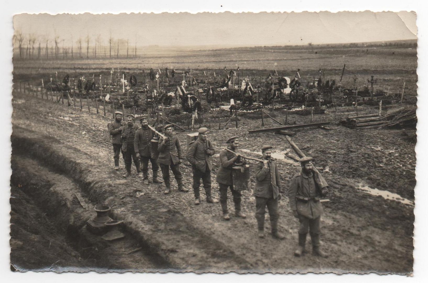 Essensträger, Januar 1915 vor Arras