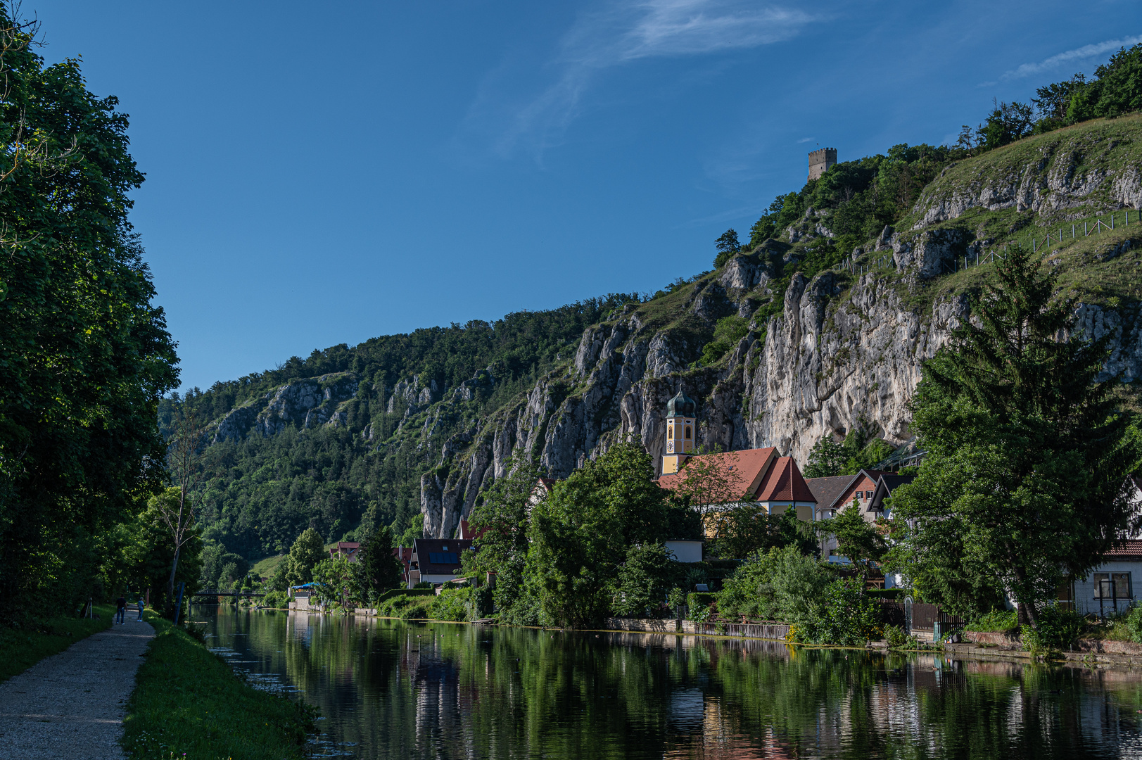 Essing im Altmühltal mit Burg Randeck