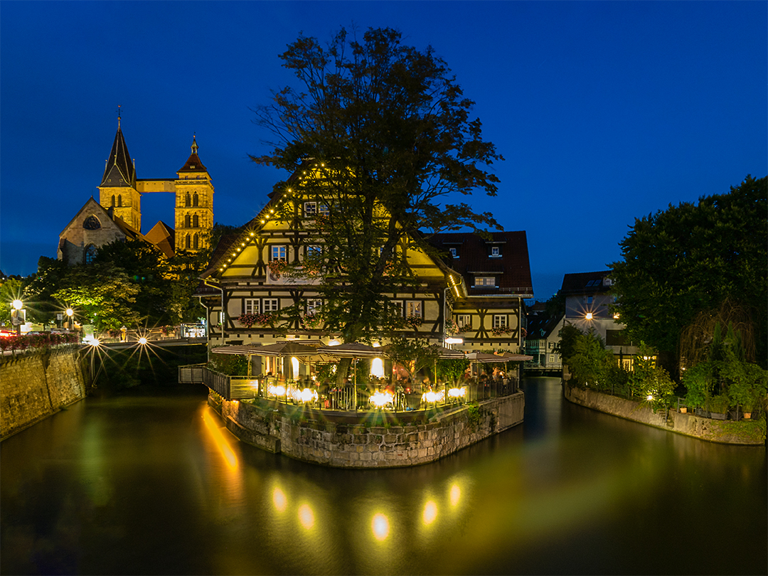 Esslingen. Am Kanal.