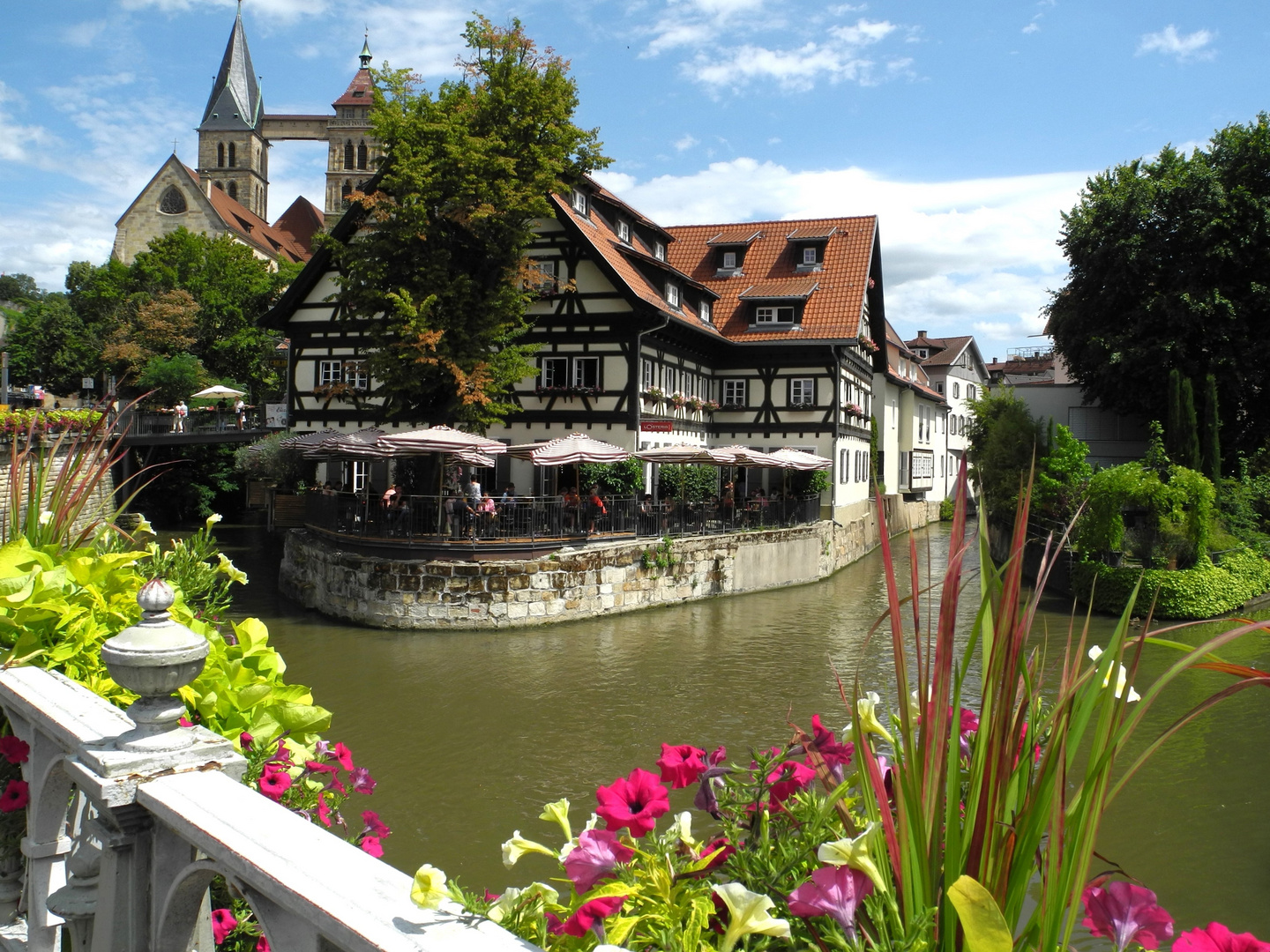 Esslingen am Neckar Foto & Bild architektur, landschaft, bach, fluss
