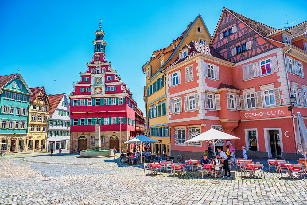 Esslingen am Neckar_Rathausplatz Foto & Bild heimat, altstadt