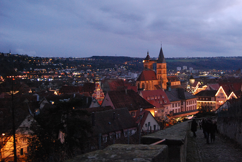 Esslingen aus Richtung "Dicker Turm"