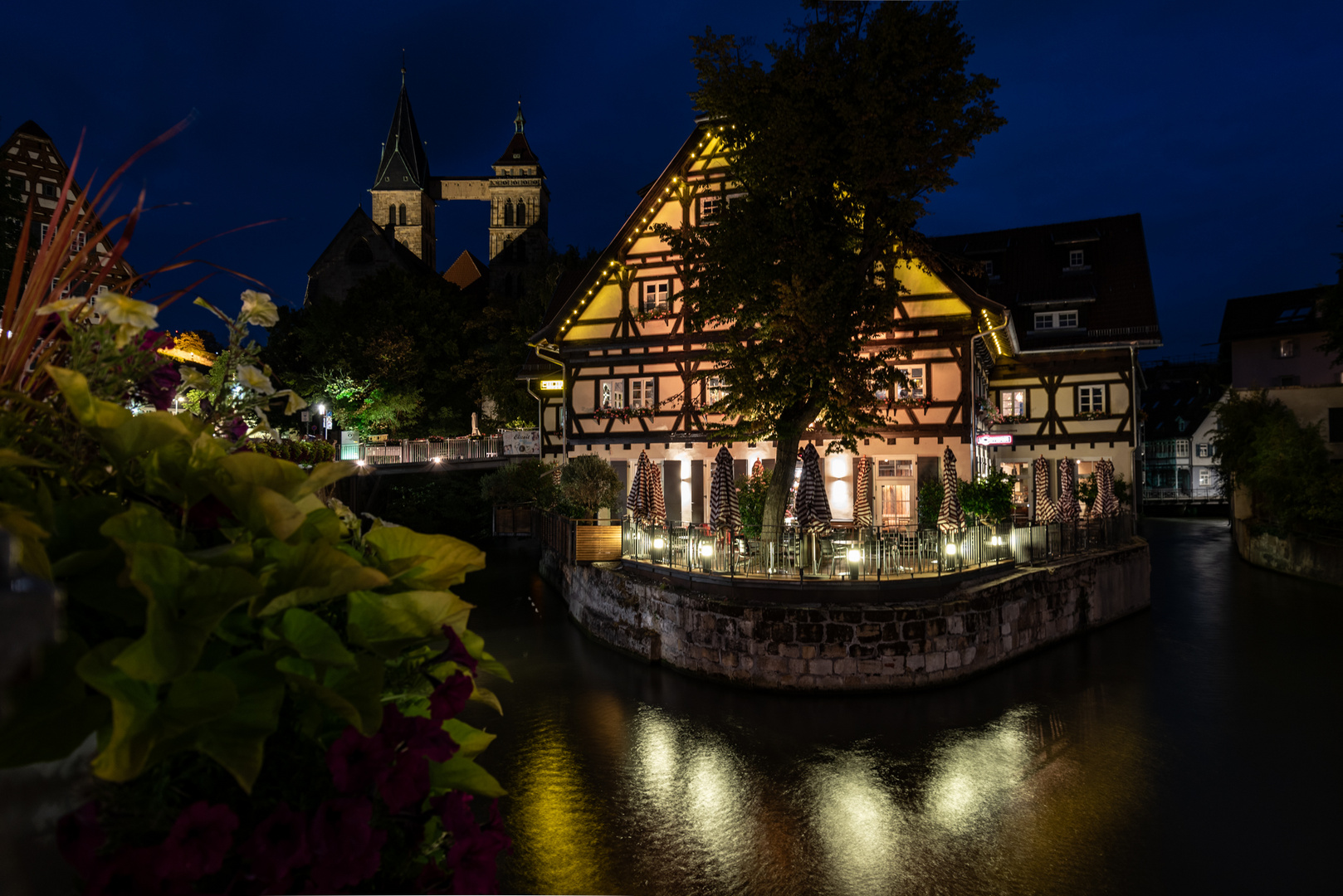 Esslingen bei Nacht