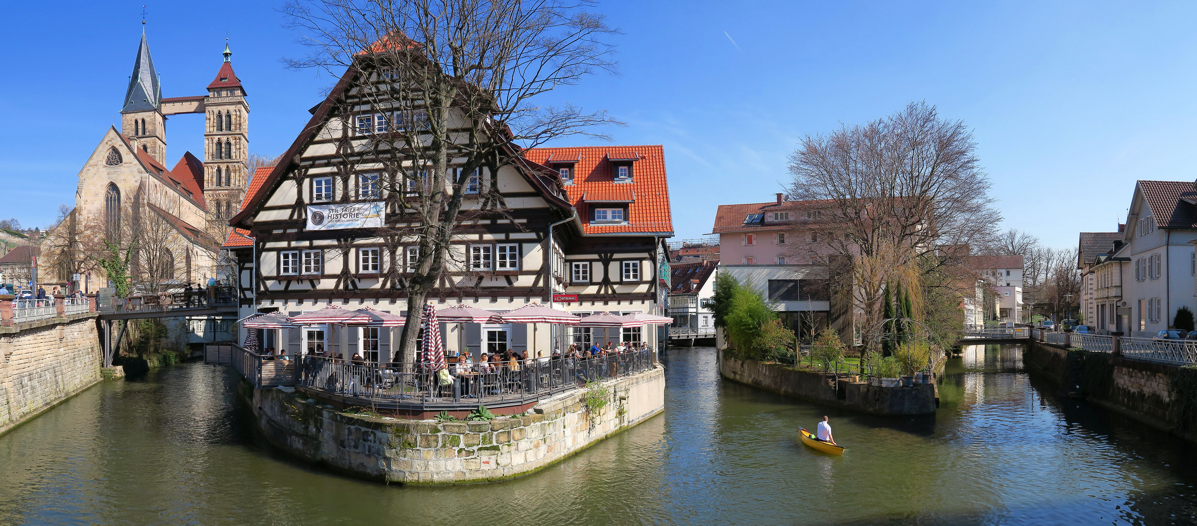 Esslingen Blick von St.-Agnes-Brücke