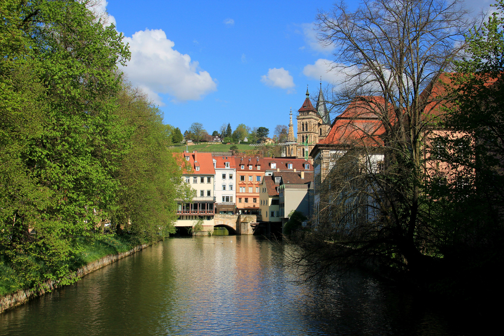 Esslingen Blick zur Stadtkirche