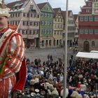 Esslinger Prinzenpaar 2010 auf dem Rathausbalkon