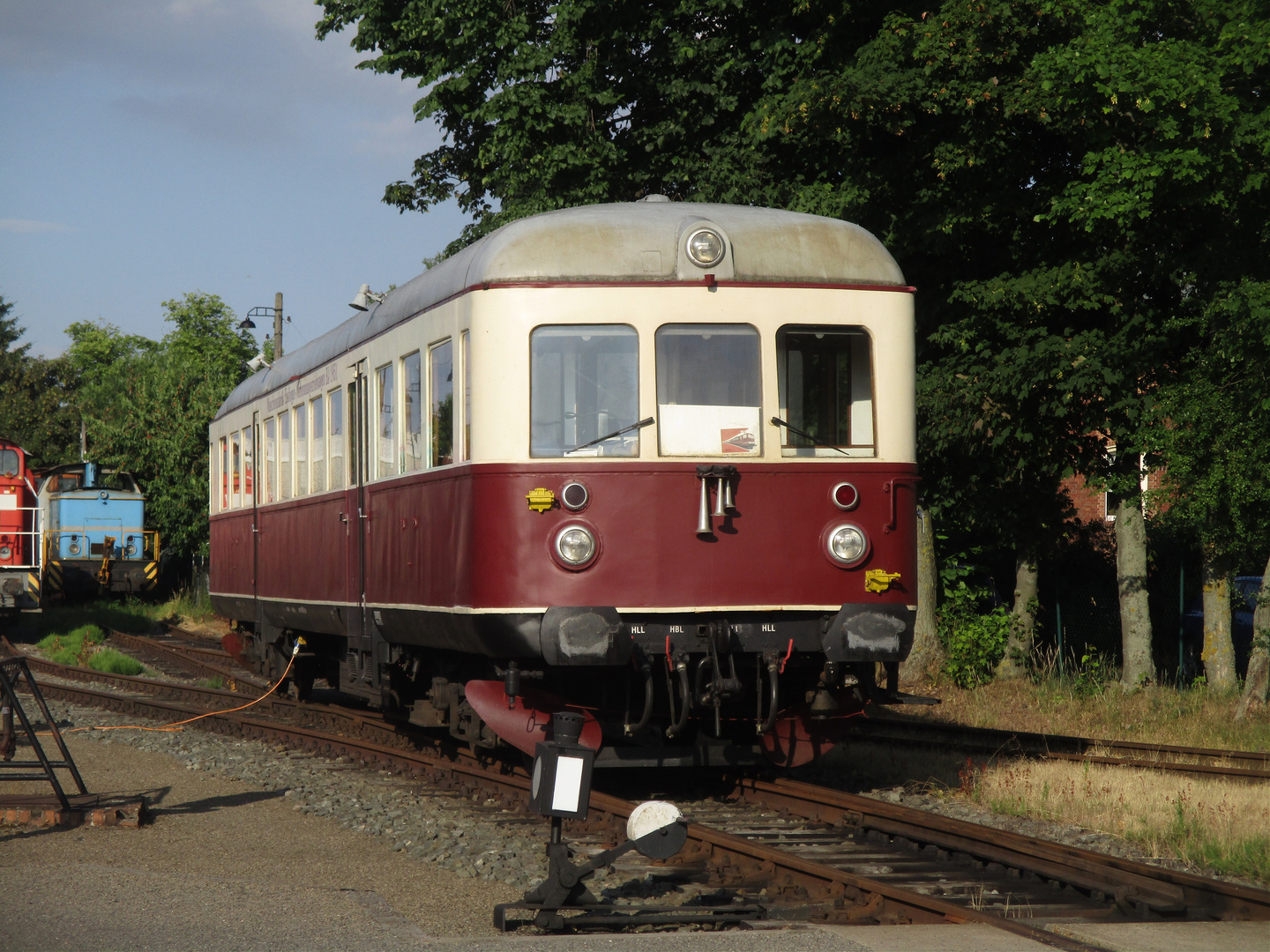 Esslinger Triebwagen im Abendlicht 3.