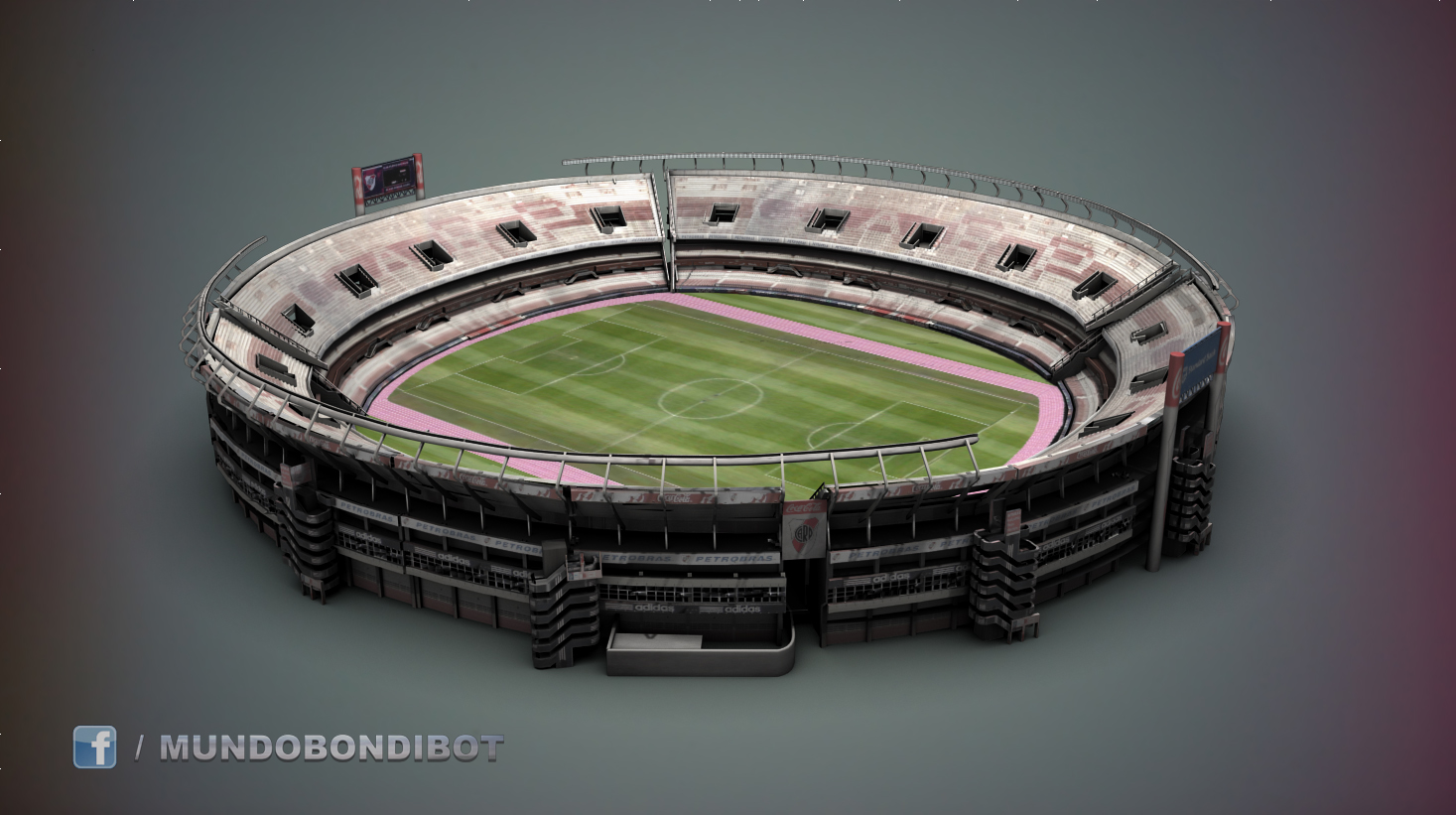 Estadio Monumental River Plate 3d