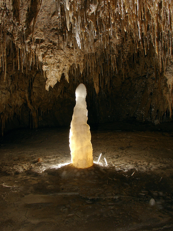 Estalactita traslúcida