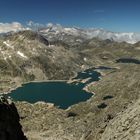 Estany Tort de Rius à l'approche du Tossal de Mar